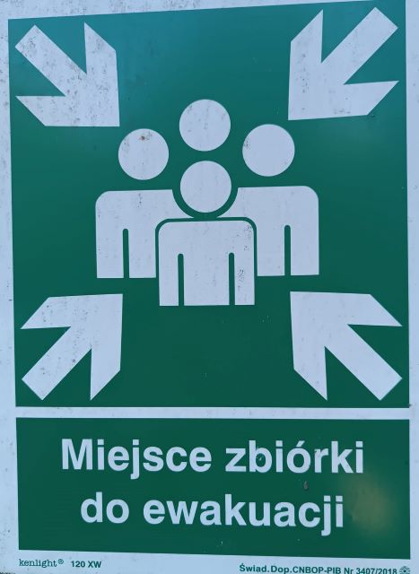 miejsce zbiorki do ewakuacji